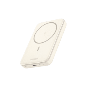 Ugreen 25208b Power Bank MagSafe de 10000mAh | 20W | Carga Inalámbrica y por Cable USB-C | Sistema de Protección Inteligente | Tecnología de Carga Rápida | Ultra Delgado | Ultra ligero | Compatible con iPhone 15/14/13/12 | Color Beige.