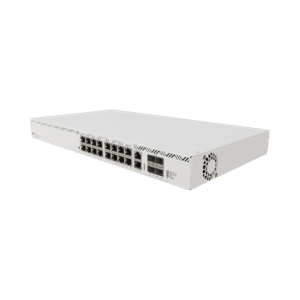 Mikrotik crs3208p8b4s+rm Cloud Router Switch 16 puertos, 8 PoE+ y 8 PoE++, Fuentes redundantes Hot-Swap