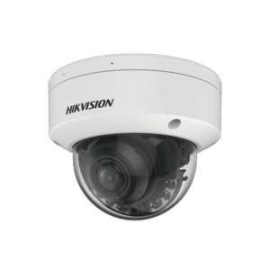 Hikvision ds-2cd3746g2ht-lizsu(256g) Domo IP 4 Megapixel / Lente Mot. 2.7 - 13.5 mm / Dual Light (40 mts IR + 40 mts Luz Blanca) / SSD Integrado 256 GB / 2 Micrófonos Integrados / Alarmas I/O / IP67 / IK10 / WDR 130 dB / PoE + / AcuSense / DarkFighter S /
