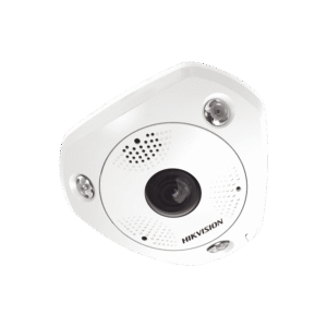 Hikvision ds-2cd63c5g0e-ivs(b) Fisheye IP 12 Megapixel / 180° - 360° / DEWARPING / Exterior IP67 / IK10 / 15 mts IR / Entrada y Salida de Audio y Alarma / Múltiples Vistas / Micrófono Integrado / microSD