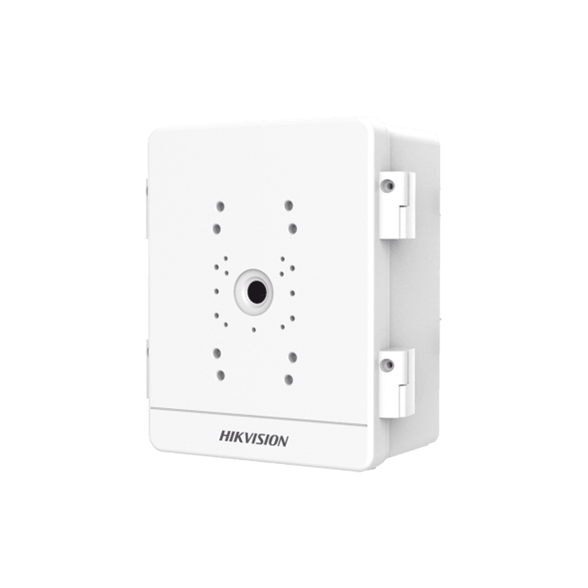 Hikvision ds-sbox-01 Caja para Videovigilancia para Exterior / Uso en Montaje o Pared / IP66 / IK10 / Dimensiones: 306 X 220 X 130 mm / Soporta 1 Dispositivo (PTZ, Bocina, Cámara Fija)