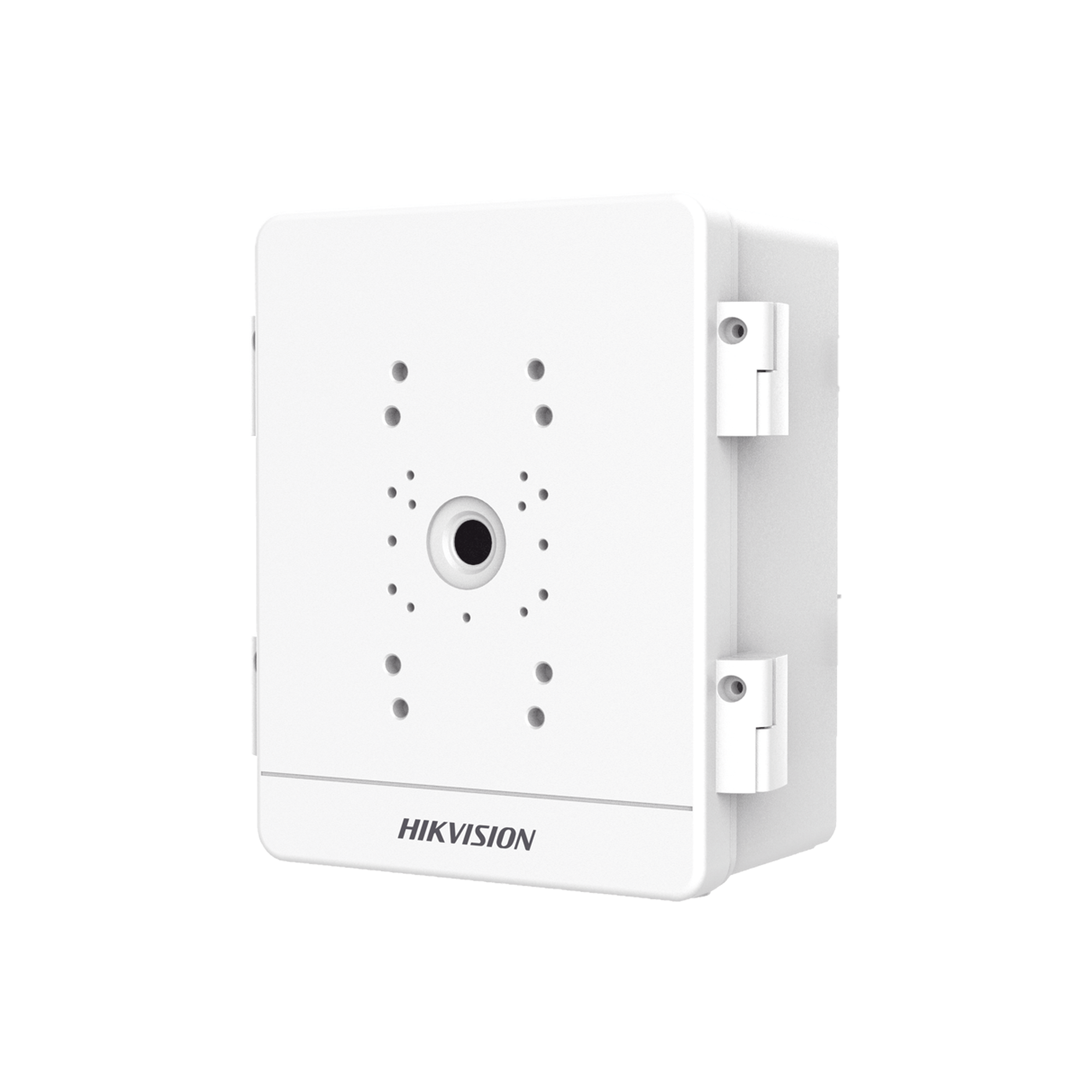 Hikvision ds-sbox-03 Caja para Videovigilancia para Exterior / Uso en Pared o Poste / IP66 / IK10 / Dimensiones: 387 X 432 X 225 mm / Soporta 3 Dispositivos (PTZ, Bocinas, Cámaras Fijas)