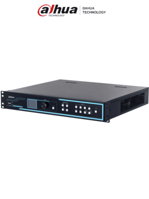 DAHUA DHI-NVD1605DU-4I-8K-2U2H Decodificador de vídeo IP Ultra HD (8k)/ 16 salidas HDMI/H265+/ H265/ H264/ MJPEG/ HDMI /DVI-I/ Soporta 1/4/6/8/9/16/25/36 y división libre/ RS232, RS485/ Control de pantallas de empalme para zoom/fusión/desplazamiento