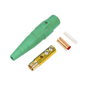 Epcom Proaudio epcamlock400afgreen Conector camlock 400 AMPERES HEMBRA COLOR VERDE