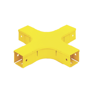 Panduit ffwc2x2lyl Accesorio de 4 Vías Horizontal, Con Ángulos a 90º, Para Canaletas FiberRunner? 2X2, Color Amarillo