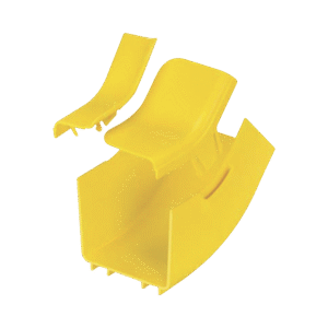 Panduit friv454x4lyl Bajada Vertical Interior de 45º con Tapa, Para uso con Canaletas 4X4 FiberRunner?, Color Amarillo