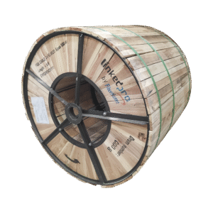 Linkedpro By Fiberhome gyfc-8y-24c-s100/4km Carrete de 4 km de Fibra Óptica Aérea Figura 8 G.652D, Monomodo de 24 Hilos, Exterior, Span 100, Loose Tube