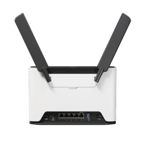 Mikrotik h53uig5haxq2haxq Chateau - Router Wi-Fi 6 MIMO 4x4, 2.5G y antenas externas para hogar y pequeñas oficinas