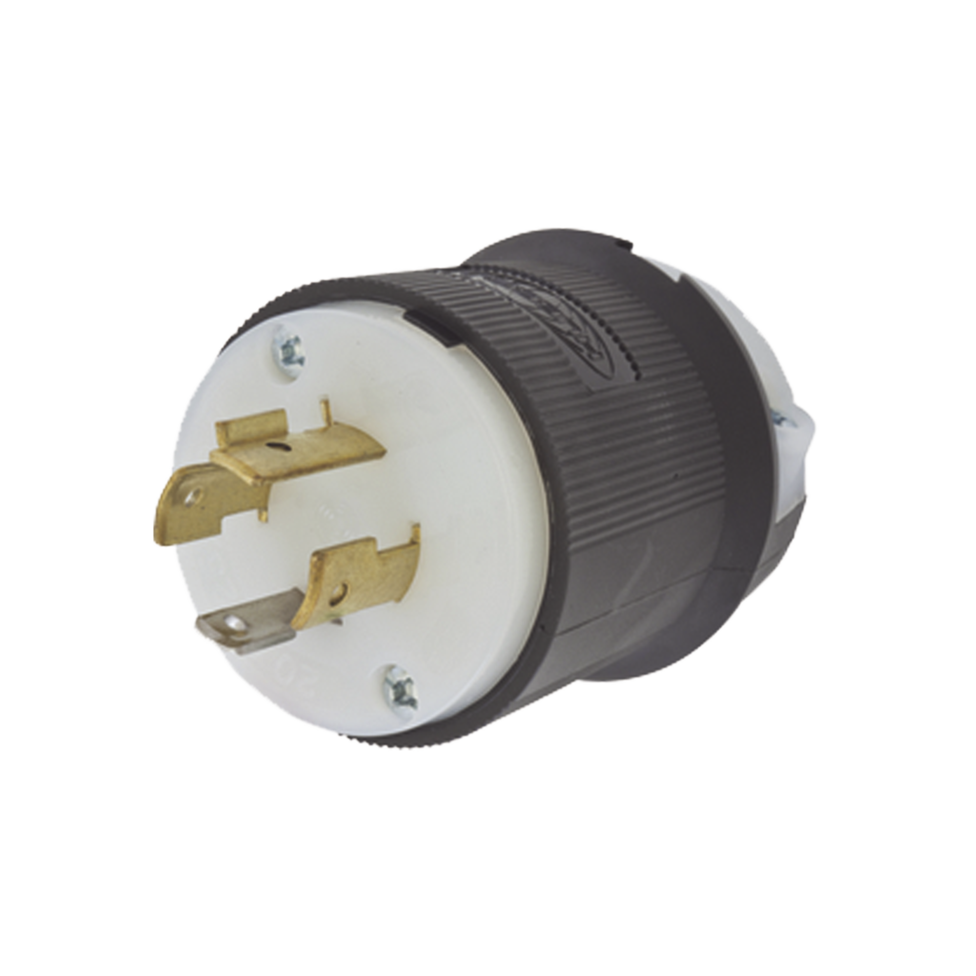 Hubbell hubhbl2411 Clavija con Bloqueo de Media Vuelta Industrial 20 A 125/250 V CA / 3 Polos 4 Hilos / Nema L14-20P.