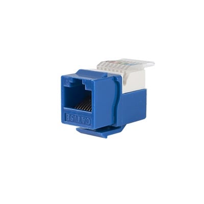 Linkedpro By Epcom lpkj516bu Módulo Jack Keystone Cat5e sin Herramienta (toolless) para faceplate - Color Azul