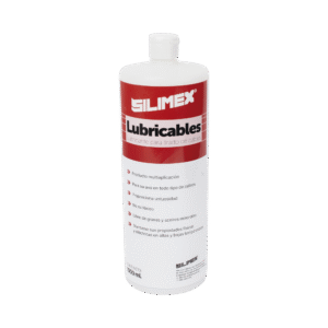 Silimex lubricables1lt Lubricante Dieléctrico de Alta Eficiencia para Jalado de Cables Sin Daños /  No es Tóxico  y Compatible con Todo Tipo de Cable /  Deslizamiento de Cables Seguro, Sin Fricción y Sin Riesgos / Presentación de 1 Litro
