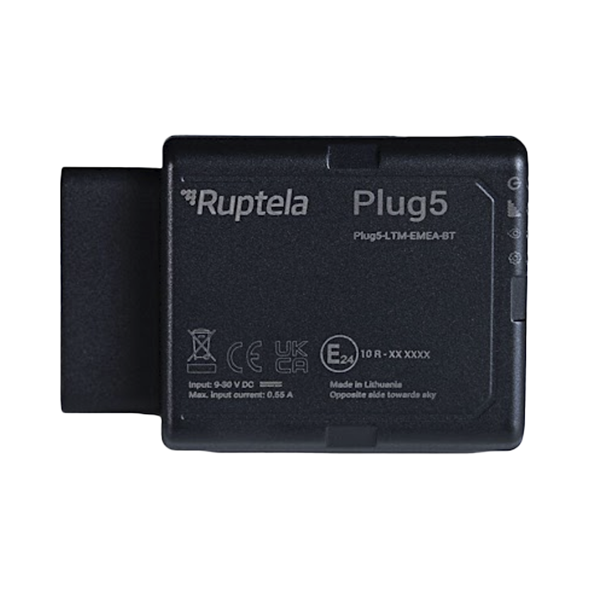 Ruptela plug5 Rastreador localizador avanzado / Conexion por OBD/ BLE 5.0 / LTM CAT4/ lectura de OBD, CAN y LCV