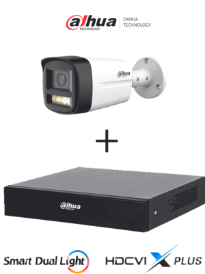 DAHUA certificación DHCA-HAVSS - Paquete para Certificación Dahua HCA-HAVSS/ Incluye 1 Cámara DH-HAC-HFW1200TLMN-IL-T y Grabador DH-XVR1B04-I/T/ Aplicable para Clientes Nuevos y SMB