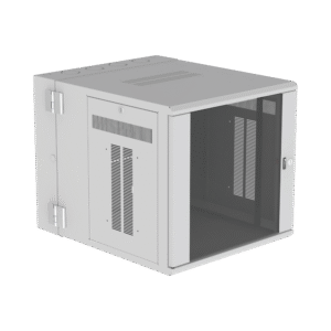 Panduit pzwmc1230wh Gabinete PanZone de Montaje en Pared, de 19in, Puerta con Ventana de Seguridad, 12 UR, 762mm de Profundidad, Color Blanco