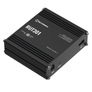 Teltonika rut301 Router Industrial con 5 Puertos Ethernet / RutOS Seguro y Avanzado / Firewall y VPN Integrados / I/O Digital / Administración Remota RMS
