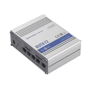 Teltonika rutx12 Router Industrial LTE (4.5G) cat 6, Doble Modem y doble SIM, GNSS, carcasa industrial