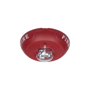 System Sensor scrl Lámpara Estroboscópica para Montaje en Techo, Color Rojo, Nivel de Candelas Seleccionable, Nuevo Diseño Moderno y Elegante y Menor Consumo de Corriente