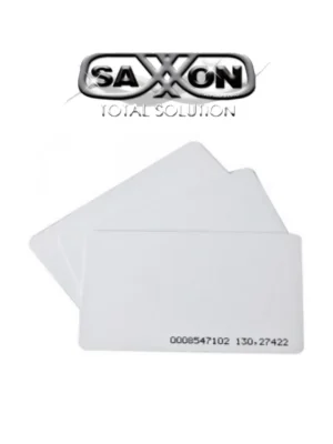SAXXON SAXM02UF - Tarjeta de Proximidad ID Frecuencia 125 Khz 0.88mm, Folio Impreso para Control de Acceso #NovSXN