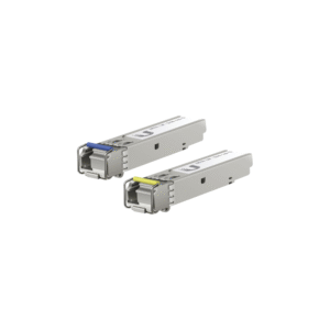 Ubiquiti ufsm1gs UFiber Módulo SFP, transceptor MiniGibic MonoModo 1.25 Gbps, distancia 3km, un conector LC, incluye 2 tranceptores