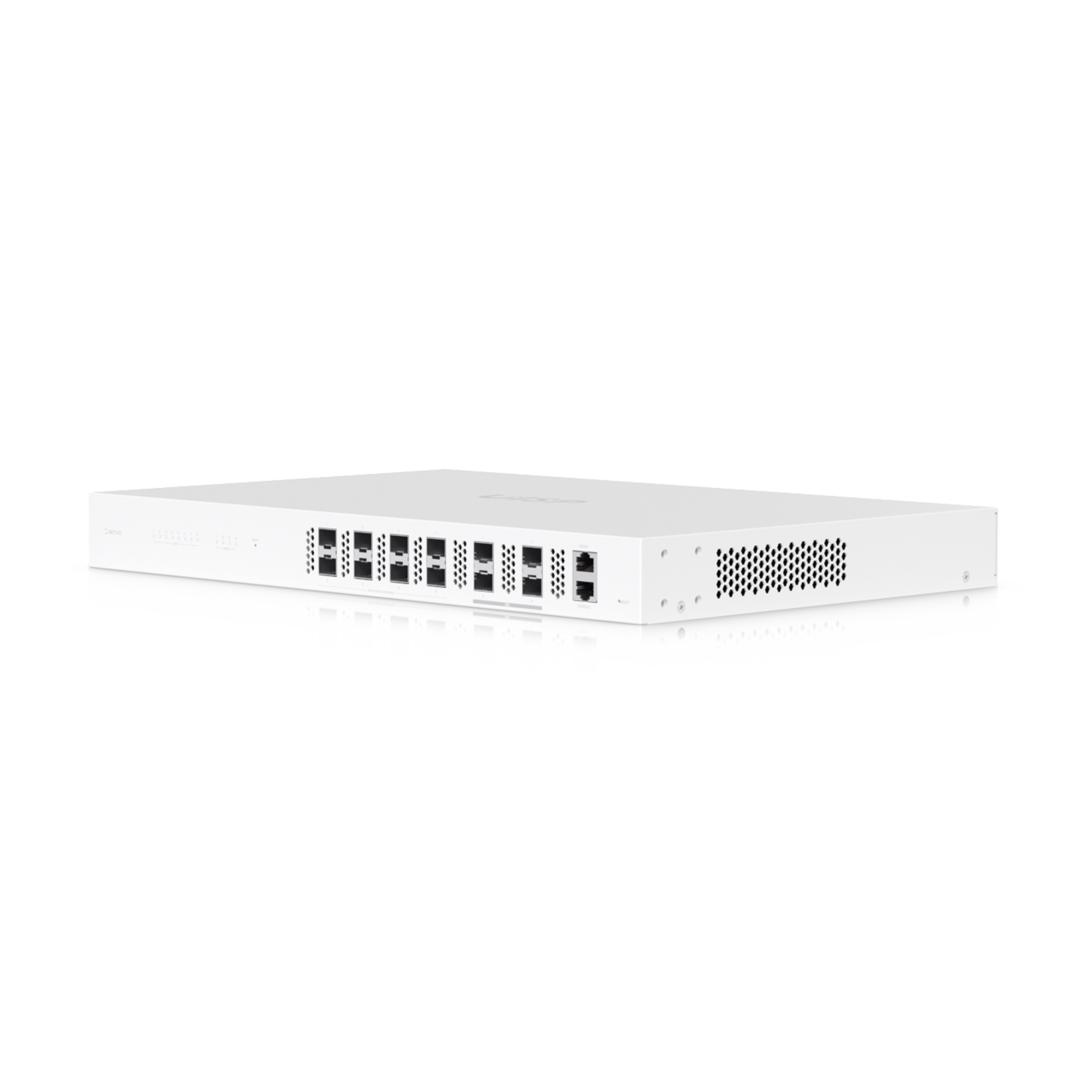 Ubiquiti uispfiberoltxgs Ubiquiti UISP Fiber OLT XGS ? Terminal de línea óptica (OLT) de 8 puertos, 10 Gbps de subida y bajada, capacidad para 2,000+ suscriptores