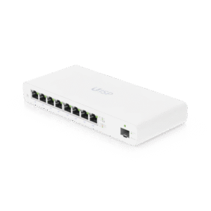 Ubiquiti uispr UISP Router Gigabit PoE Pasivo con 8 Puertos para Implementaciones MicroPoP y Redes Seguras