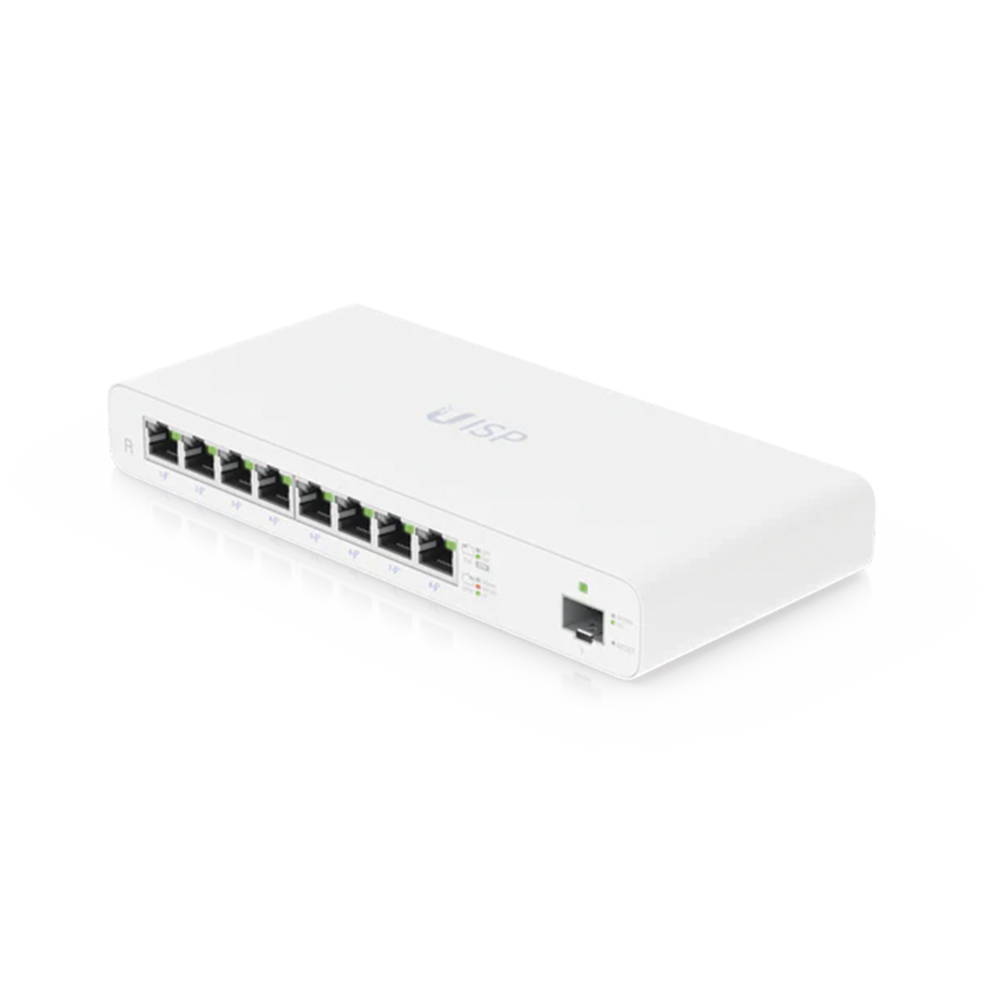 Ubiquiti uispr UISP Router Gigabit PoE Pasivo con 8 Puertos para Implementaciones MicroPoP y Redes Seguras