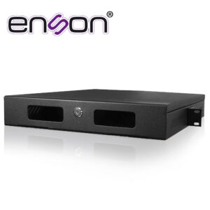 Gabinete De Seguridad Enson Lince18+ Rackeable 455X420X74.5Mm Ideal Para Resguardo De Grabadores Meriva Unv Y Zkteco
