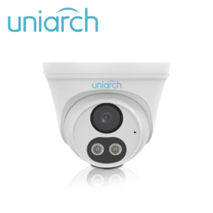CAMARA IP TURRET UNIARCH IPC-T132-AF28-DL-ECO / 2MP / LENTE 2.8MM / DNR / IR30M / DUAL-LIGHT / MICROFONO-INTEGRADO / HUMAN-BODY-DETECTION 2.0 / POE-AF ONVIF / 3-AXIS / IP67 / GRAFENO+PLASTICO / ULTRA265 / 