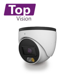 Camara Hd Turret Topvision Tddl500A / 5Mp / Ahd/Tvi/Cvi/Sd / 2.8Mm /30M Ir - 20M Luz Calida Luz Dual / Microfono Integrado / Ip67 / Coc / Carcasa Metal - Plastica / 12Vcd / Imagen A Color 24X7 Audio Por Coaxial O Utp