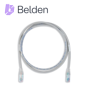 Belden c601108002 Patch Cord Utp Cat6+ Belden C601108002 / Interior / Gris / 4 Pares / 24 Awg / Forro Pvc / Cmr / 2 Pies 0.6 Metros