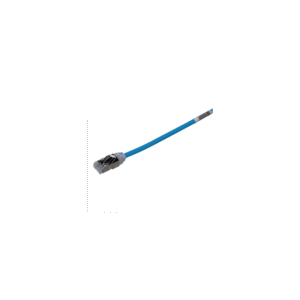 Panduit stp28x0.5mbu Patch Cord Cat6A, Diametro Reducido 28 AWG, Blindado S/FTP, CM/LS0H, 0.5 m., Color Azul