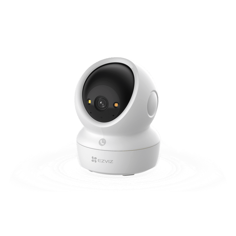 EZVIZ H6c G1 4K – Telecamera Wi-Fi Interna Con Pan/tilt/zoom, Visione Notturna A Colori, Tracciamento Automatico E Tasto Di Emergenza