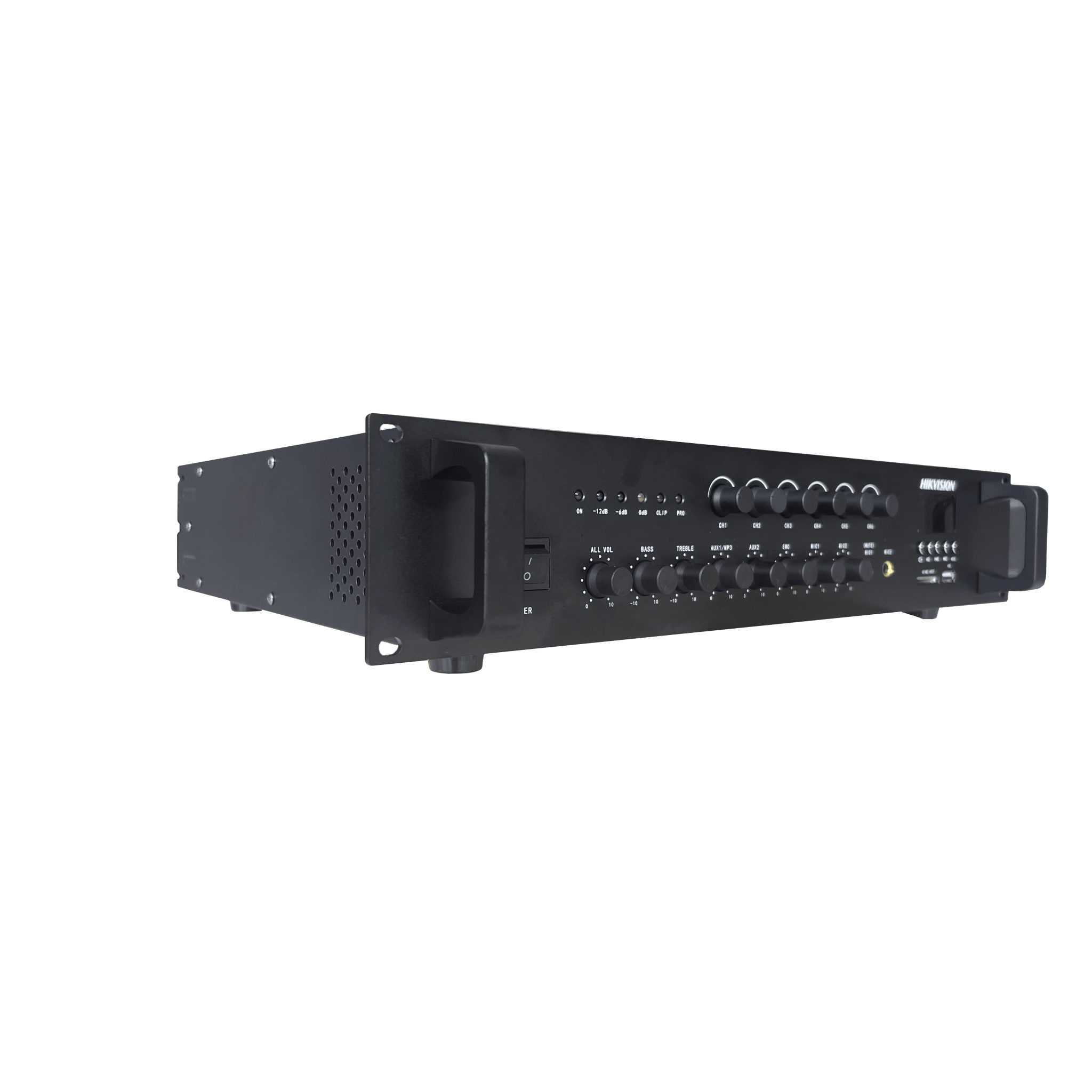 Hikvision dsqae0a240g1vb6/110 Amplificador de Audio/ 6 Canales / 240W / Conexión Bluetooth / 70 | 100V COM / Uso Interior