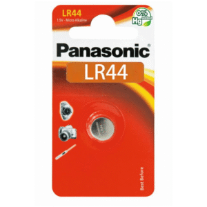 Panasonic lr44pl Batería Alcalina tipo LR44 (de botón) de 1.5 V 110 mAh