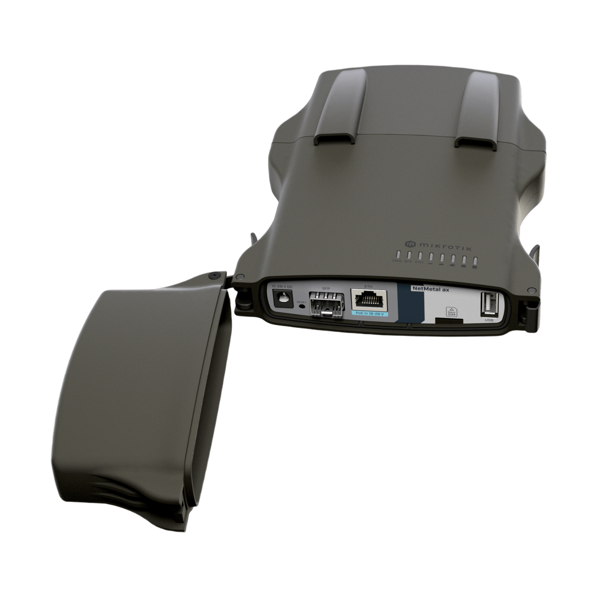 Mikrotik l23ugsr5haxd2haxdnm (NetMetal ax) ? Radio conectorizado Wi-Fi 6 doble banda, Gigabit y SFP+ 2.5G para exteriores