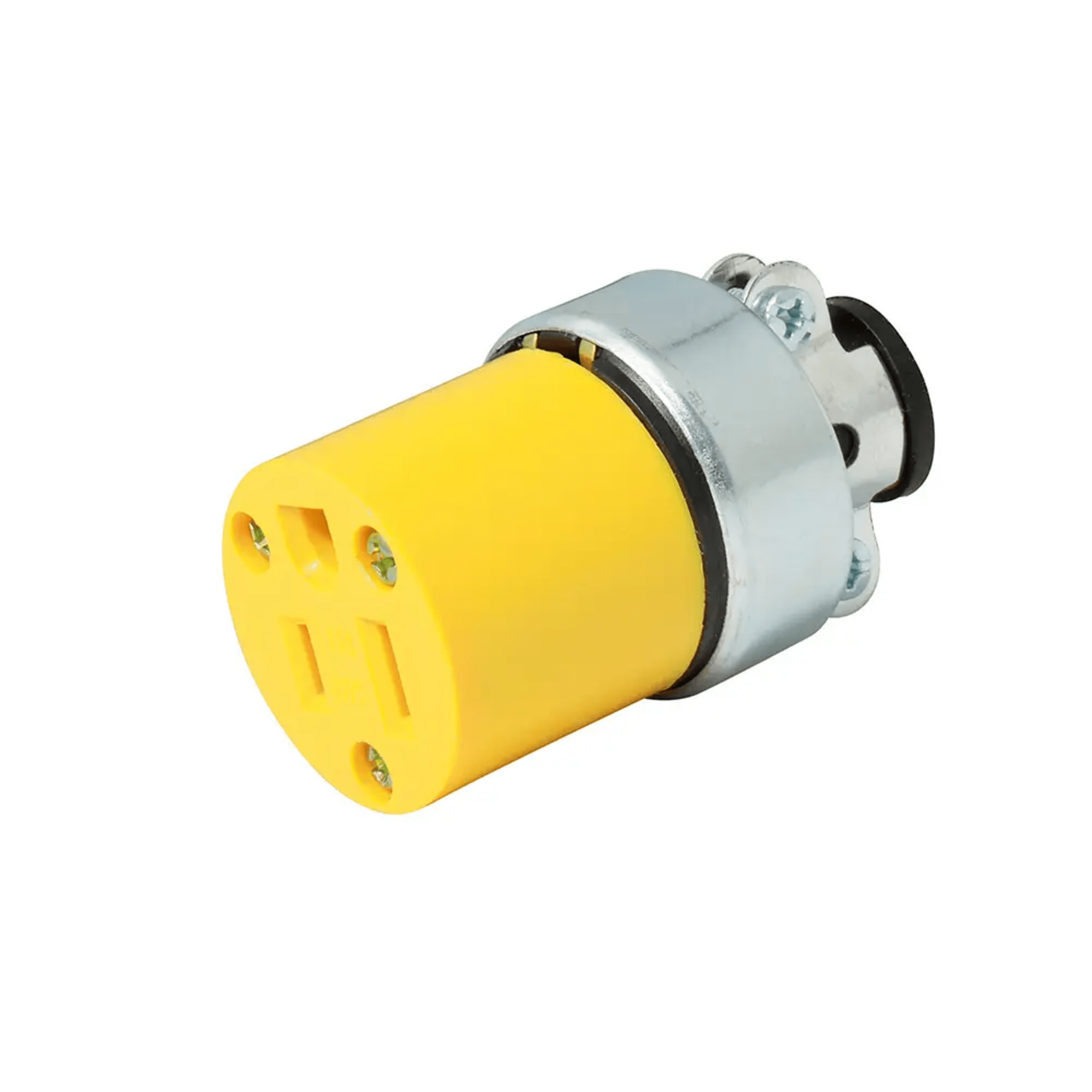 Urrea sys136407 Contacto Blindado Aterrizado / 15 A 125 V / 50/60 Hz / ABS/ Metal / Color Amarillo.