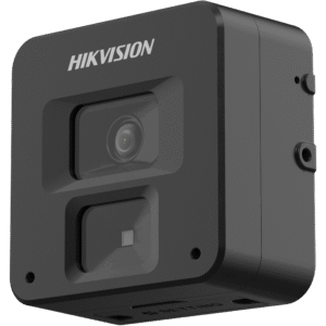 Hikvision ds-2cd6b55g0-pl/t1 Micro Cámara IP para Manufactura de 5 Megapixel / Lente de 4 mm / Micrófono Interconstruido / Enfoque de 0.1 Metro a 0.5 Metros / 0.5 Metros de Luz Blanca / Ideal para Procesos de Manufactura / WDR 120 dB / PoE / Micro SD