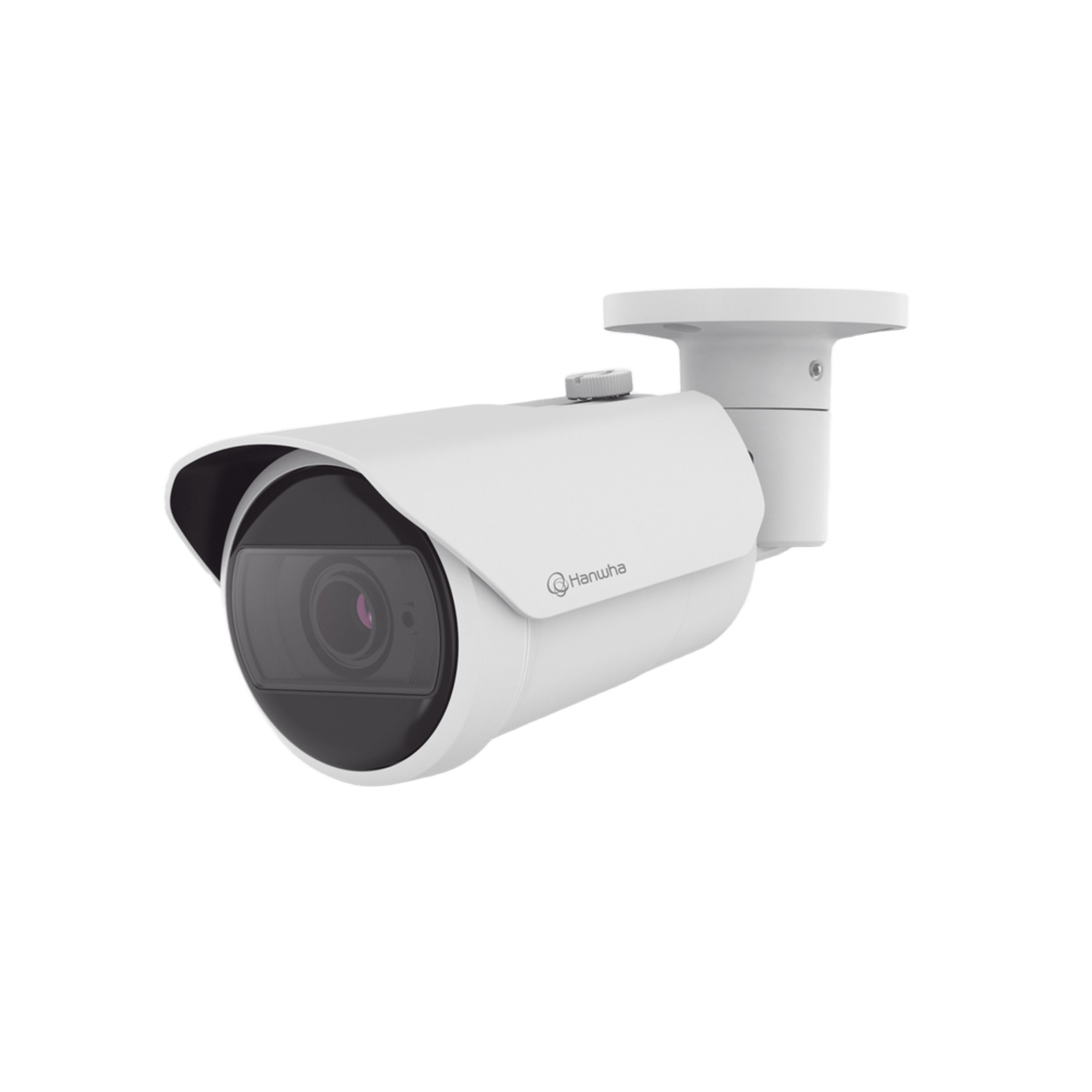 Hanwha Techwin Wisenet qno-c6083r Cámara IP Tipo Bala Antivandálica 2 Megapíxel /Lente Motorizado 3.2 a 10mm / IR 40M / WDR 120db / Exterior IP66 / H.265 & WiseStream