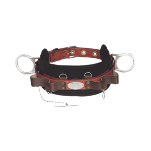 Tulmex 527144 Cinturón de Liniero de Lujo, Fabricado en Poliéster, con 2 Anillos tipo D, Talla 44.