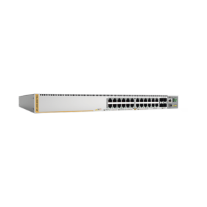 Allied Telesis at-x530-28gpxm-10 Switch PoE+ Stackeable Capa 3, 20 puertos 10/100/1000 Mbps + 4 x 100M/1G/2.5/5G-T + 4 puertos SFP+ 10 G, hasta 740 W, fuente redundante