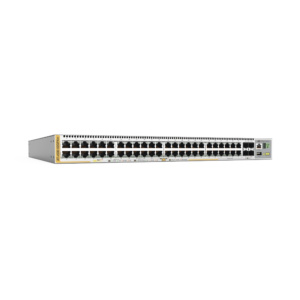Allied Telesis at-x530-52gpxm-10 Switch PoE+ Stackeable Capa 3, 40 x 10/100/1000 Mbps + 8 x 100M/1/2.5/5G Multigigabit, 4 x SFP+ 10 G, hasta 720 W, fuente redundante
