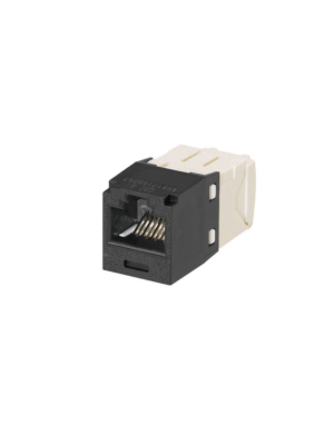 PANDUIT CJ688TGBL - Módulo jack con terminación estilo TG Mini-Com / UTP RJ45 Categoría 6 / Negro #TWCAB