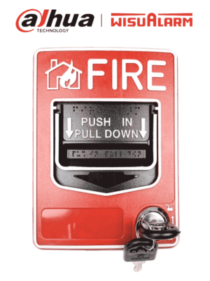 DAHUA WISUALARM DHI-HY-C124 - Estación manual con doble acción convencional, 2 Hilos, Certificado CE, 9-28V CD, Fácil instalación #LoNuevo #Wisualarm #EMW