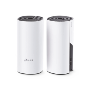 Tp-Link decom42pack KIT 2 Routers Inalámbricos MESH Interior para Hogar / Doble Banda Wi-Fi 5 AC1200 Mbps / 2 Puerto Gigabit WAN/LAN / 2 Antenas Internas / Administración Mediante la App Deco (iOS, Android)