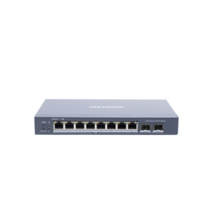 Hikvision ds-3e1510p-si Switch Gigabit PoE+ / Administrable / 8 Puertos Gigabit PoE+ / 2 Puertos SFP / Configuración Nube Hik-Partner Pro / Modo Extendido hasta 300 Metros / 110 W