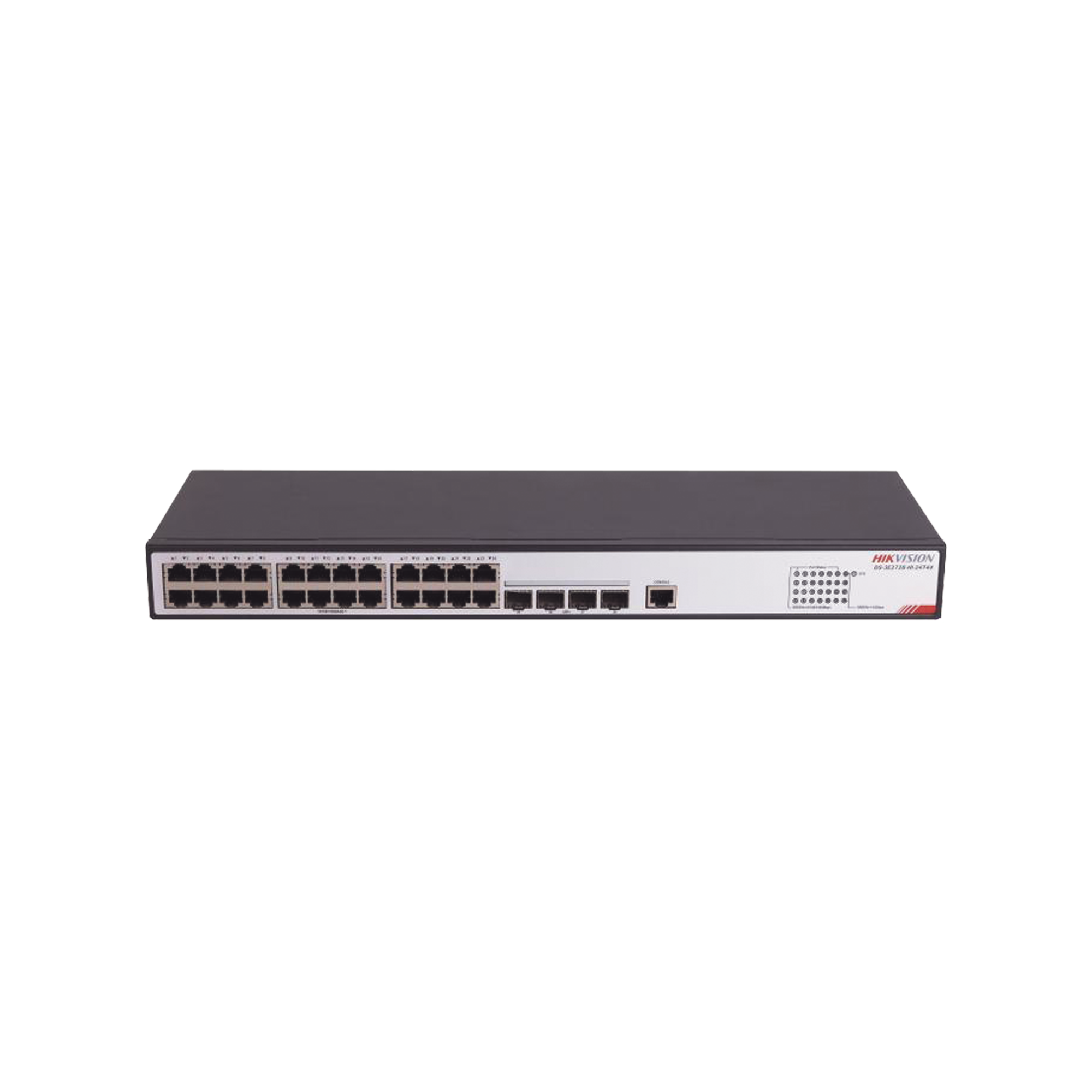 Hikvision ds3e2728hi24t4x Switch Gigabit / Administrable / 24 Puertos RJ45 GE / 4 Puertos SFP 10G / Soporta IGMP