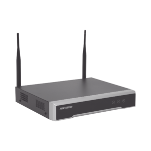 Hikvision ds7104nik1/w/m(c) NVR 4 Megapixel / 4 canales IP / 1 Bahía de Disco Duro / 2 Antenas Wi-Fi / Salida de Vídeo Full HD