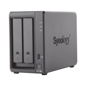 Synology ds720plus Servidor NAS de escritorio con 2 bahías / Expandible a 7 bahías / Hasta 112 TB