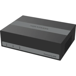 Hikvision dse04hghid(b) (eDVR) DVR 2 Megapíxel (1080P) Lite / 4 Canales TURBOHD + 1 Canal IP / Hasta 1 Mes de Grabación / Unidad de Estado Solido Incluido / H.265+ / ACUSENSE Lite (Evita Falsas Alarmas) / Diseño Ultra Compacto / Extra Silencioso / eSSD de