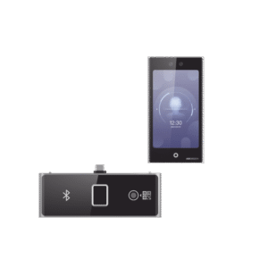 Hikvision dsk1t673dwxk Terminal Facial Min Moe WiFi con pantalla de 7 y Lector de Huellas, Códigos QR y Bluetooth /  Exterior IP65 / 10,000 rostros y 50,000 tarjetas / Soporta módulo lector de Huella, QR y Bluetooth / HIK-IA